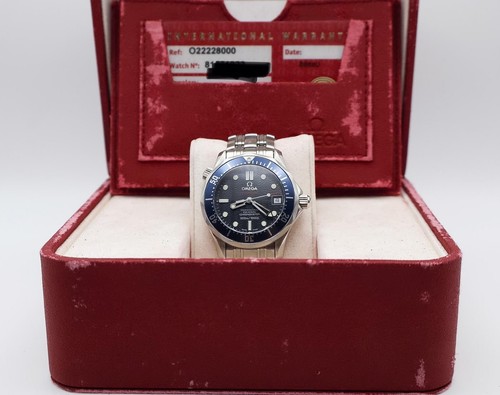 Omega seamaster blue dial - omega,