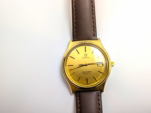 Omega seamaster quartz date - omega,