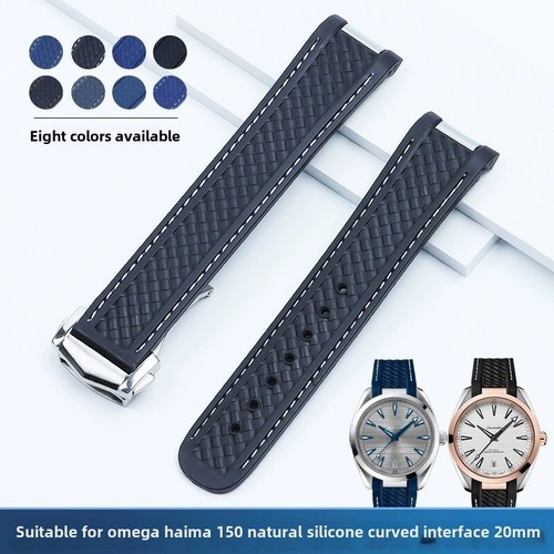 Rubber silicone watch band - silicone,