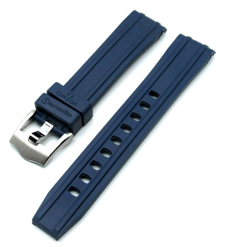 20mm curved blue rubber - blue,