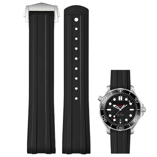 20mm curved rubber watch - 20mm,